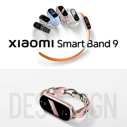 Original Xiaomi Smart Band 9 1.62 inch AMOLED Screen 5ATM Waterproof Smart Watch, Support Blood Oxygen / Heart Rate Monitor (Black) - Wearable Devices by Xiaomi | Online Shopping UK | buy2fix