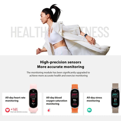 Original Xiaomi Smart Band 9 1.62 inch AMOLED Screen 5ATM Waterproof Smart Watch, Support Blood Oxygen / Heart Rate Monitor (Black) - Wearable Devices by Xiaomi | Online Shopping UK | buy2fix