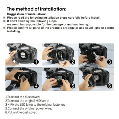 D Series D5S 35W 6000K 4500LM 2pcs/Box Car LED Headlight - LED Headlamps by buy2fix | Online Shopping UK | buy2fix