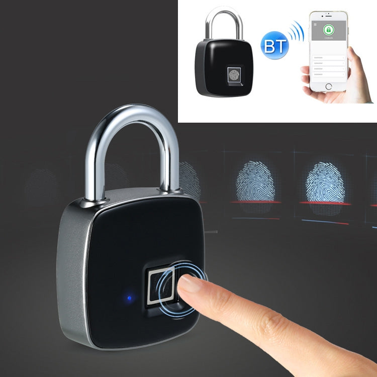 Anytek P3+ Against Theft Non-password Electrically Intelligent Fingerprint Padlock, Support APP Unlock - Padlocks by Anytek | Online Shopping UK | buy2fix