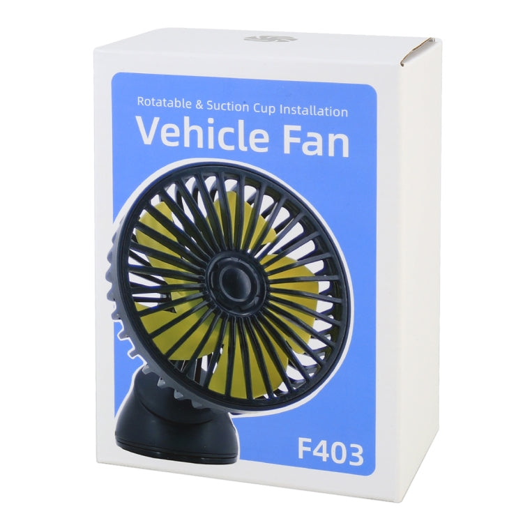 F403 Portable Car Center Console Sucker Electric Cooling Fan with Aromatherapy - Heating & Fans by buy2fix | Online Shopping UK | buy2fix