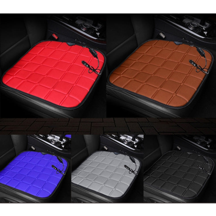 Car Cigarette Lighter Socket Seat Heater Cushion Warmer Cover Winter Heated Warm Mat (Red) - Seat Accessories by buy2fix | Online Shopping UK | buy2fix