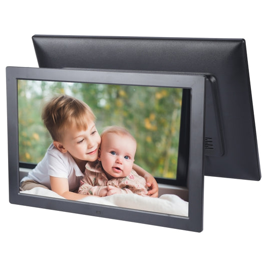 15.4 inch LED Digital Photo Frame with Remote Control, MP3 / MP4 / Movie Player, Support USB / SD Card Input, Built in Stereo Speaker (Black) - 11-15 inch by buy2fix | Online Shopping UK | buy2fix