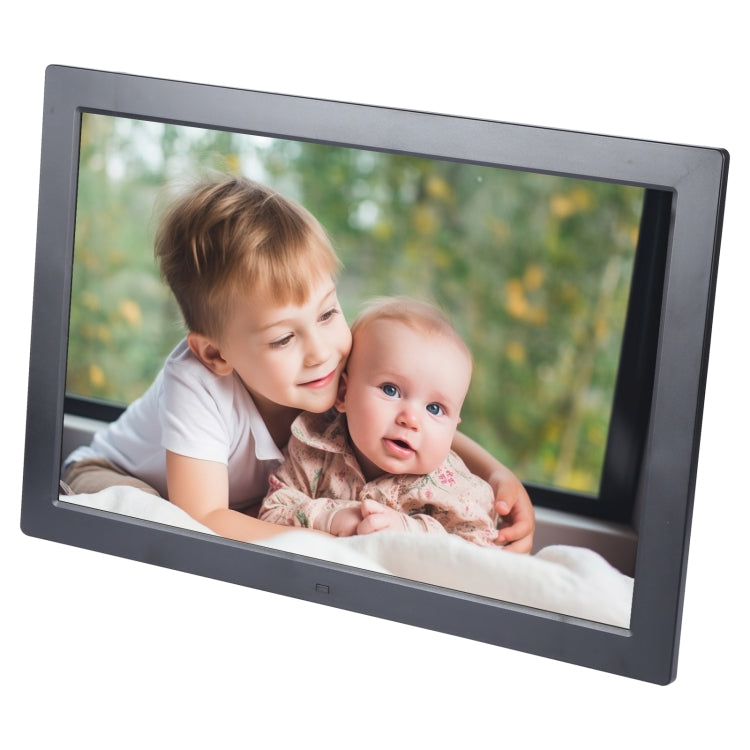 15.4 inch LED Digital Photo Frame with Remote Control, MP3 / MP4 / Movie Player, Support USB / SD Card Input, Built in Stereo Speaker (Black) - 11-15 inch by buy2fix | Online Shopping UK | buy2fix