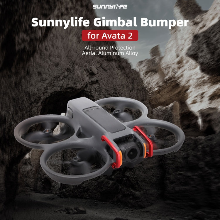 For DJI Avata 2 Sunnylife Gimbal Aluminum Anti-collision Bumper (Red) - Other by Sunnylife | Online Shopping UK | buy2fix