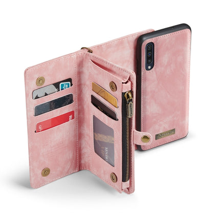 For Samsung Galaxy A70 CaseMe-008 Detachable Multifunctional Flip Leather Phone Case(Pink) - Galaxy Phone Cases by CaseMe | Online Shopping UK | buy2fix