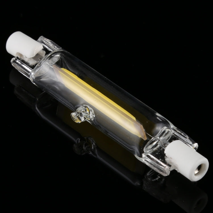 R7S 110V 5W 78mm COB LED Bulb Glass Tube Replacement Halogen Lamp Spot Light(6000K White Light) - LED Blubs & Tubes by buy2fix | Online Shopping UK | buy2fix