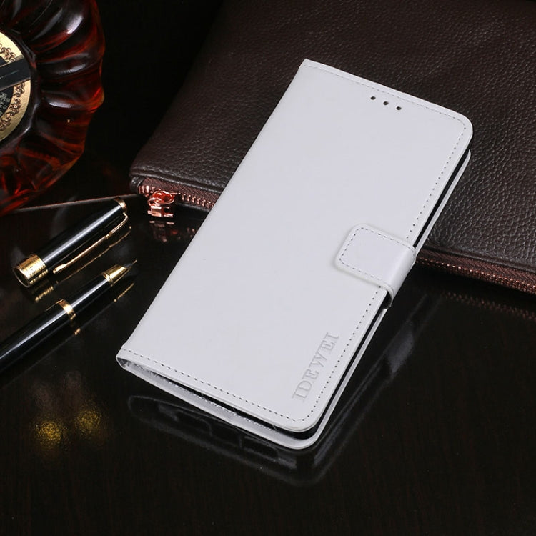 For Blackview A70 idewei Crazy Horse Texture Horizontal Flip Leather Case with Holder & Card Slots & Wallet(White) - More Brand by idewei | Online Shopping UK | buy2fix