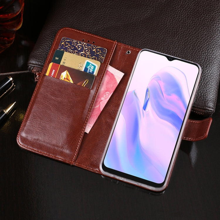 For Blackview A70 idewei Crazy Horse Texture Horizontal Flip Leather Case with Holder & Card Slots & Wallet(White) - More Brand by idewei | Online Shopping UK | buy2fix