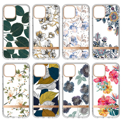 For iPhone 11 Pro High Translucent Electroplating Flower Pattern TPU + PC Shockproof Case (Cherry Blossoms) - iPhone 11 Pro Cases by buy2fix | Online Shopping UK | buy2fix