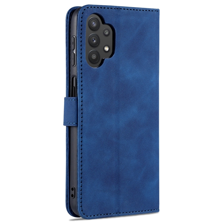 For Samsung Galaxy A32 5G AZNS Skin Feel Calf Texture Horizontal Flip Leather Case with Card Slots & Holder & Wallet(Blue) - Galaxy Phone Cases by AZNS | Online Shopping UK | buy2fix