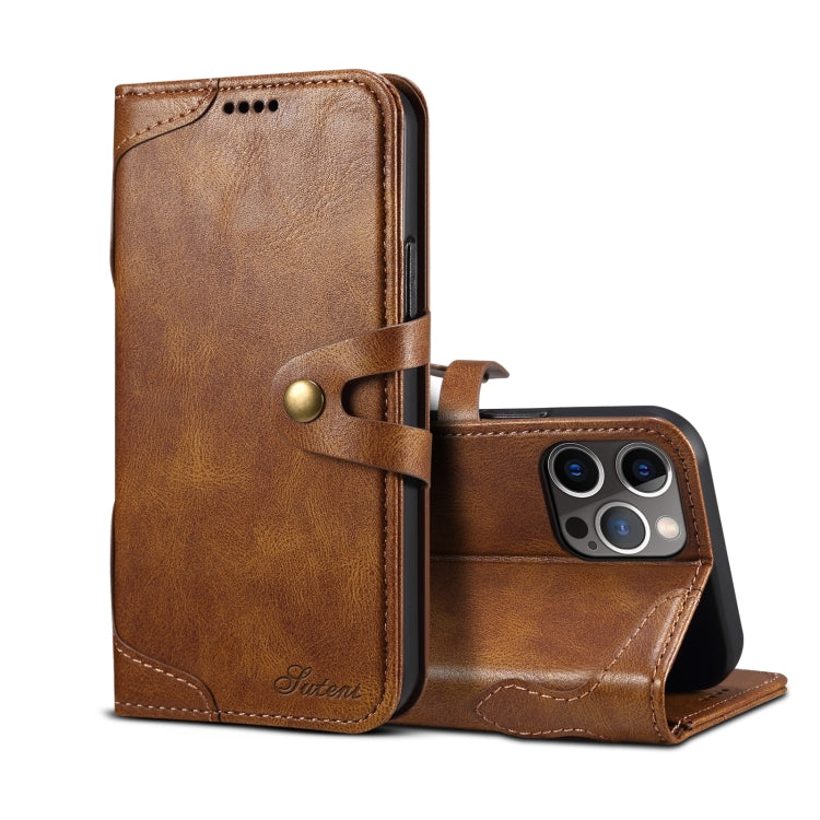 For iPhone 13 mini Calf Texture Buckle Horizontal Flip Leather Case with Holder & Card Slots & Wallet (Brown) - iPhone 13 mini Cases by buy2fix | Online Shopping UK | buy2fix