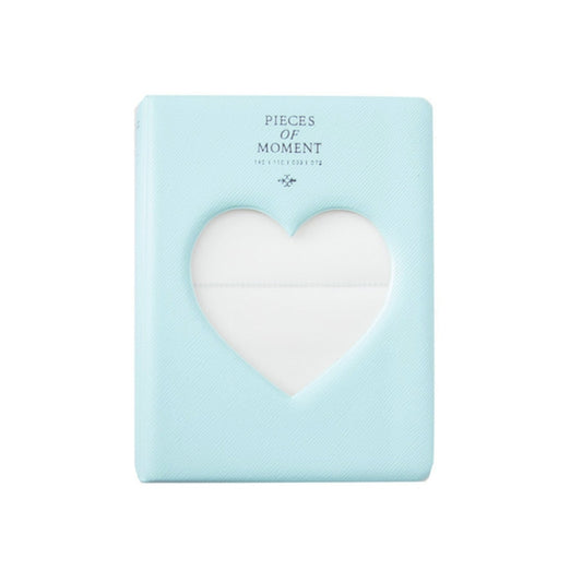 Hollow Heart 64 Pockets Photo Book Album Name Card Holder for Fujifilm Instax Mini 8 /7s /70 /25 /50s /90(Light Mint) - Photo Albums & Photo Frames by buy2fix | Online Shopping UK | buy2fix