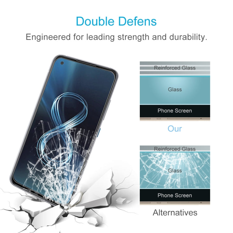 For Asus Zenfone 8 10 PCS 0.26mm 9H 2.5D Tempered Glass Film - ASUS Tempered Glass by buy2fix | Online Shopping UK | buy2fix