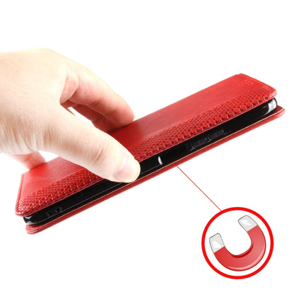 For ZTE Blade A51 Magnetic Buckle Retro Crazy Horse Texture Horizontal Flip Leather Case with Holder & Card Slots & Photo Frame(Red) - ZTE Cases by buy2fix | Online Shopping UK | buy2fix