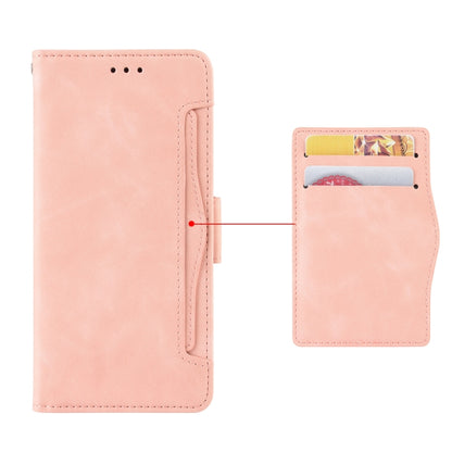 For ZTE Blade A71 Skin Feel Calf Pattern Horizontal Flip Leather Case with Holder & Card Slots & Photo Frame(Pink) - ZTE Cases by buy2fix | Online Shopping UK | buy2fix