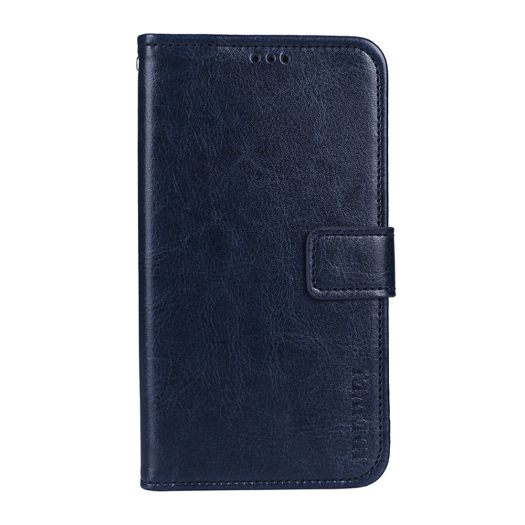 idewei Crazy Horse Texture Horizontal Flip Leather Case with Holder & Card Slots & Wallet For OPPO Realme GT Master(Blue) - Realme Cases by idewei | Online Shopping UK | buy2fix