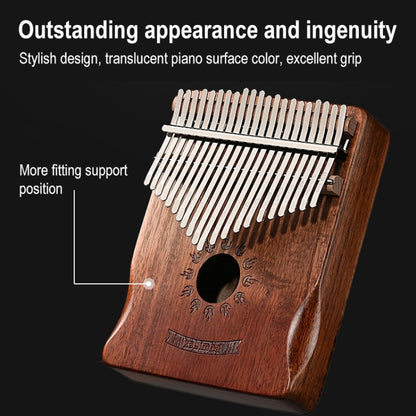 17 Tone Acacia Wood Thumb Piano Kalimba Musical Instruments(Brown-Reindeer) - Keyboard Instruments by buy2fix | Online Shopping UK | buy2fix