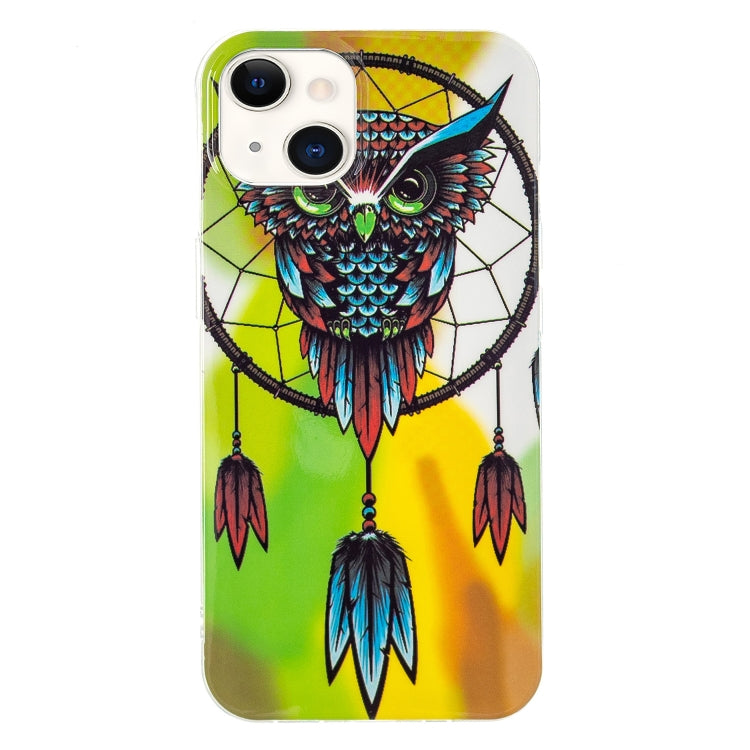 For iPhone 13 mini Luminous TPU Soft Protective Case (Owl) - iPhone 13 mini Cases by buy2fix | Online Shopping UK | buy2fix