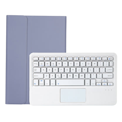 A0N5-A Ultra-thin Detachable Lambskin Texture TPU Bluetooth Keyboard Leather Tablet Case with Holder & Touchpad For Xiaomi Pad 5 / 5 Pro(Purple) - Others Keyboard by buy2fix | Online Shopping UK | buy2fix