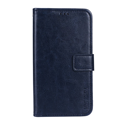 idewei Crazy Horse Texture Horizontal Flip Leather Case with Holder & Card Slots & Wallet For Motorola Edge 20(Blue) - Motorola Cases by idewei | Online Shopping UK | buy2fix