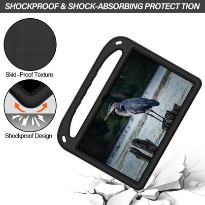 For Lenovo Tab P11 TB-J606F / Tab P11 Plus TB-J607F Portable Handle EVA Shockproof Anti Falling Protective Case with Triangle Holder(Black) - Lenovo by buy2fix | Online Shopping UK | buy2fix