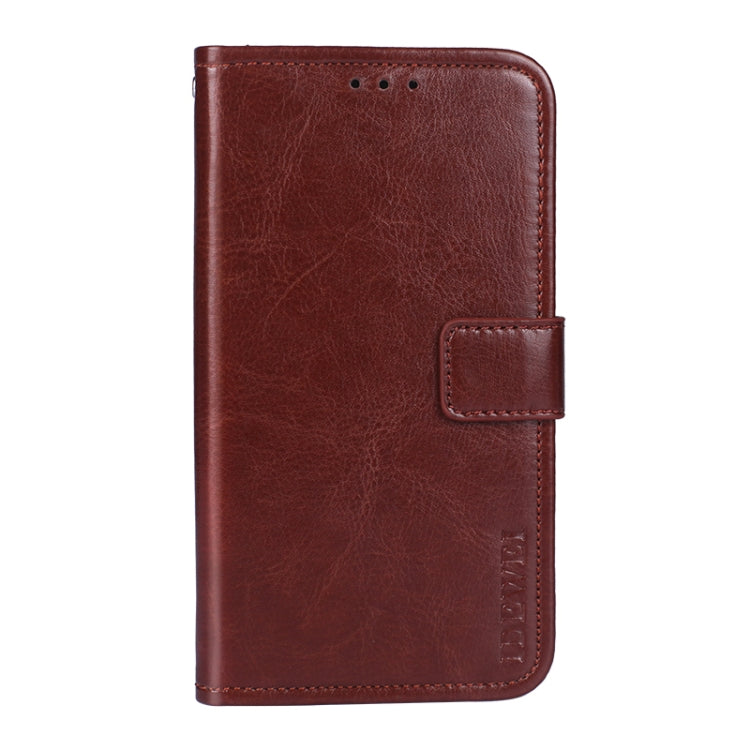 idewei Crazy Horse Texture Horizontal Flip Leather Case with Holder & Card Slots & Wallet For ZTE Blade A31(Brown) - ZTE Cases by idewei | Online Shopping UK | buy2fix