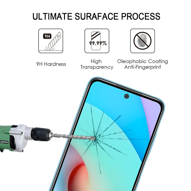 For Xiaomi Redmi 10 25 PCS Full Glue Full Cover Screen Protector Tempered Glass Film -  by buy2fix | Online Shopping UK | buy2fix
