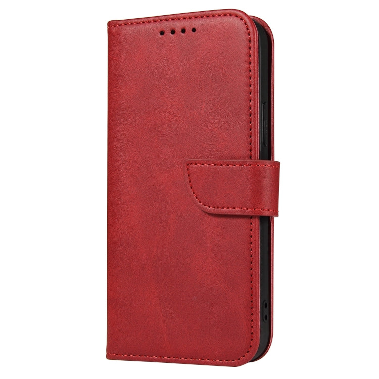 For iPhone 13 Pro Calf Texture Buckle Horizontal Flip Leather Case with Holder & Card Slots & Wallet (Red) - iPhone 13 Pro Cases by buy2fix | Online Shopping UK | buy2fix