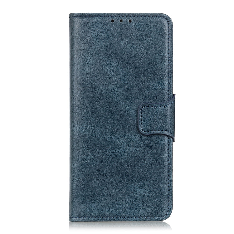 For Xiaomi Mi 11T / 11T Pro Mirren Crazy Horse Texture Horizontal Flip Leather Case with Holder & Card Slots & Wallet(Blue) - Xiaomi Cases by buy2fix | Online Shopping UK | buy2fix