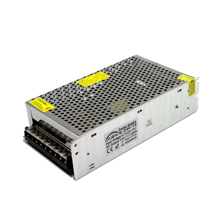 S-240-12 DC12V 20A 240W LED Regulated Switching Power Supply, Size: 200 x 110 x 49mm - Power Supplies by buy2fix | Online Shopping UK | buy2fix