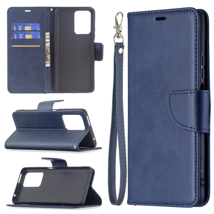 For Xiaomi Mi 11T Retro Lambskin Texture Pure Color Horizontal Flip PU Leather Case with Holder & Card Slots & Wallet & Lanyard(Blue) - Xiaomi Cases by buy2fix | Online Shopping UK | buy2fix