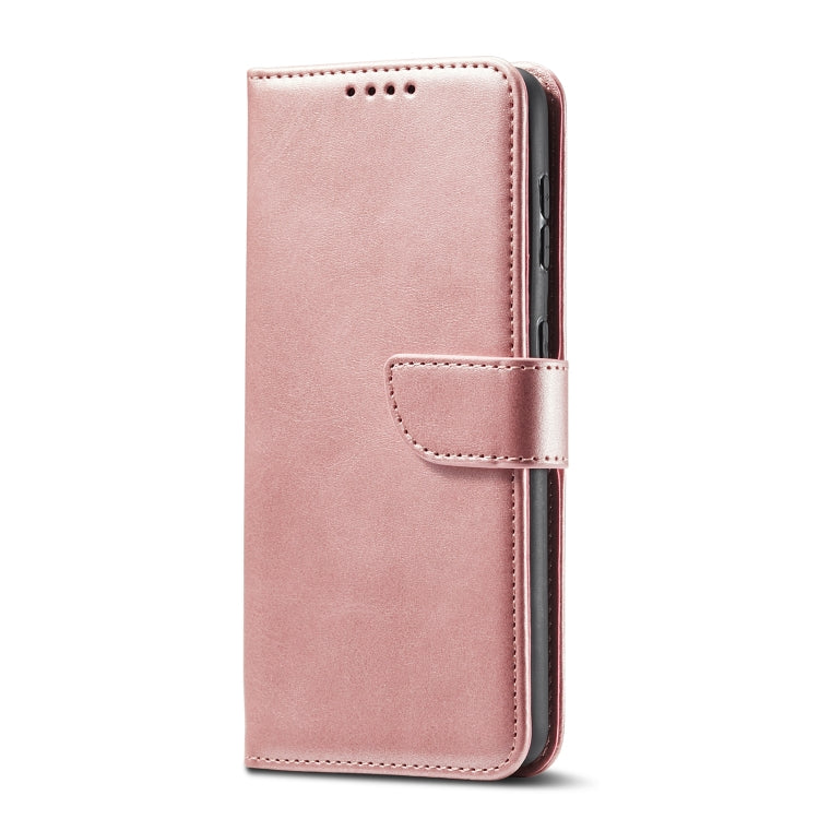 For Samsung Galaxy S21 5G Calf Texture Buckle Horizontal Flip Leather Case with Holder & Card Slots & Wallet(Rose Gold) - Galaxy S21 5G Cases by buy2fix | Online Shopping UK | buy2fix