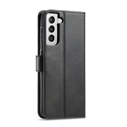 For Samsung Galaxy S21+ 5G Calf Texture Buckle Horizontal Flip Leather Case with Holder & Card Slots & Wallet(Black) - Galaxy S21+ 5G Cases by buy2fix | Online Shopping UK | buy2fix