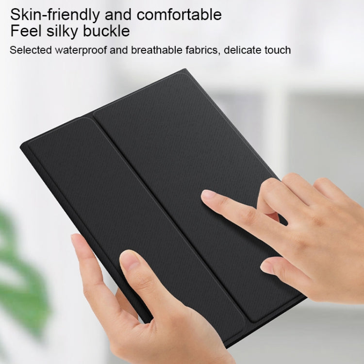 HK006D Square Keys Detachable Bluetooth Solid Color Keyboard Leather Tablet Case with Colorful Backlight & Holder for iPad mini 6(Dark Green) - For iPad mini by buy2fix | Online Shopping UK | buy2fix