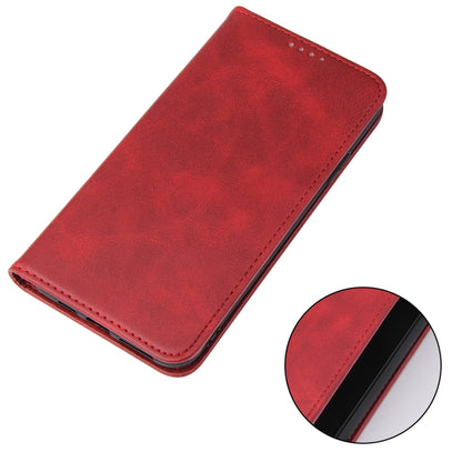 For iPhone 11 Pro Max Calf Texture Magnetic Horizontal Flip Leather Case with Holder & Card Slots & Wallet (Red) - iPhone 11 Pro Max Cases by buy2fix | Online Shopping UK | buy2fix