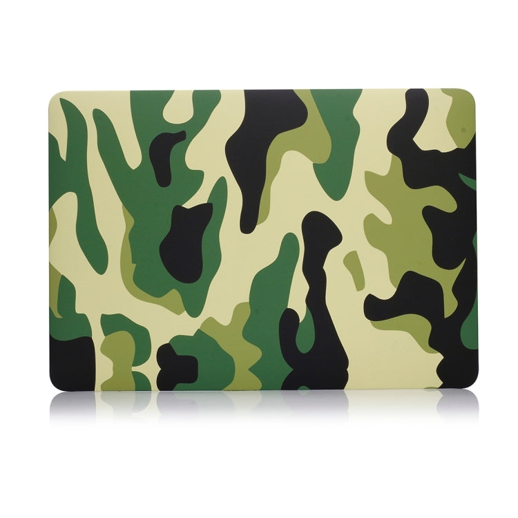 For MacBook Retina 12 inch A1534 Camouflage Pattern Laptop Water Decals PC Protective Case(Green Camouflage) - MacBook Cases by buy2fix | Online Shopping UK | buy2fix