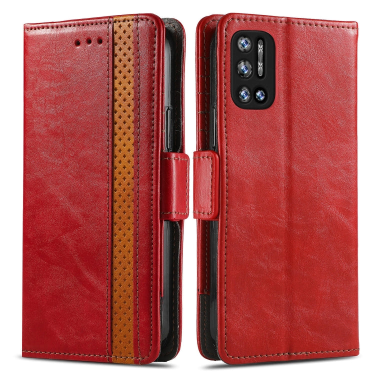 For Doogee N40 Pro CaseNeo Splicing Dual Magnetic Buckle Leather Case with Holder & Card Slots & Wallet(Red) - More Brand by buy2fix | Online Shopping UK | buy2fix