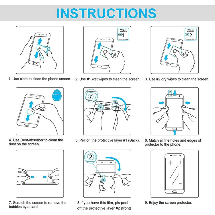 10 PCS 0.26mm 9H 2.5D Tempered Glass Film For Doogee X50 - For Doogee by buy2fix | Online Shopping UK | buy2fix