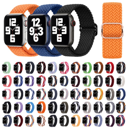 Nylon Braid Strap Watch Band For Apple Watch Ultra 49mm&Watch Ultra 2 49mm / Series 9&8&7 45mm / SE 3&SE 2&6&SE&5&4 44mm / 3&2&1 42mm(27) - Watch Bands by buy2fix | Online Shopping UK | buy2fix