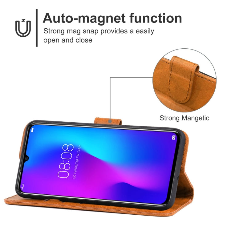 Leather Phone Case For Doogee N20 Pro(Brown) - More Brand by buy2fix | Online Shopping UK | buy2fix