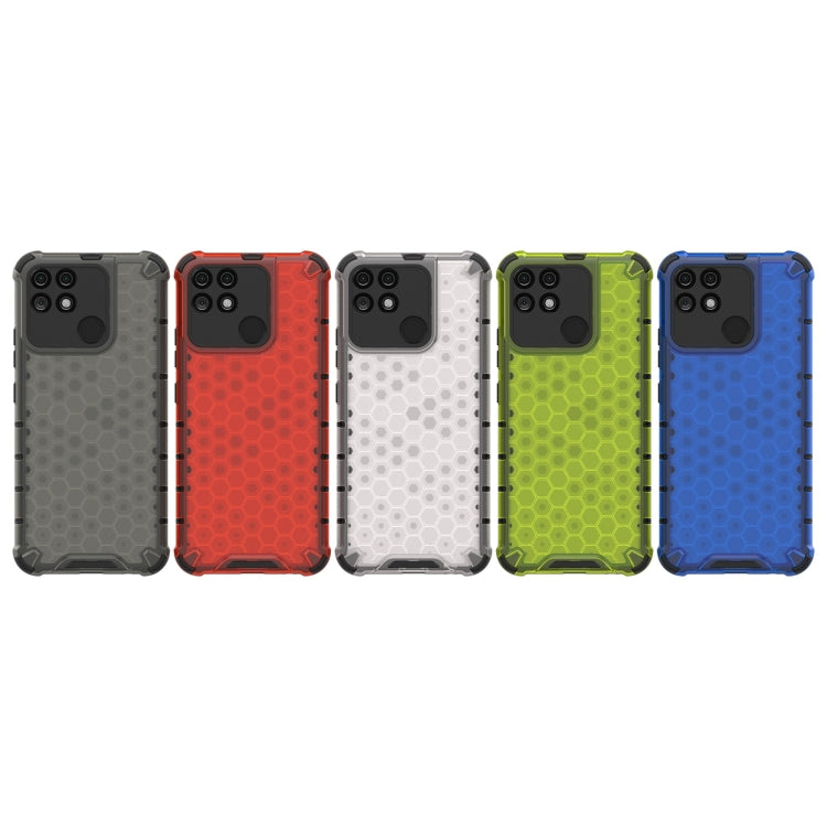 For OPPO Realme Narzo 50A Honeycomb PC + TPU Phone Case(Black) - Realme Cases by buy2fix | Online Shopping UK | buy2fix