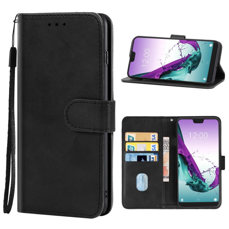 Leather Phone Case For Doogee N10(Black) - More Brand by buy2fix | Online Shopping UK | buy2fix