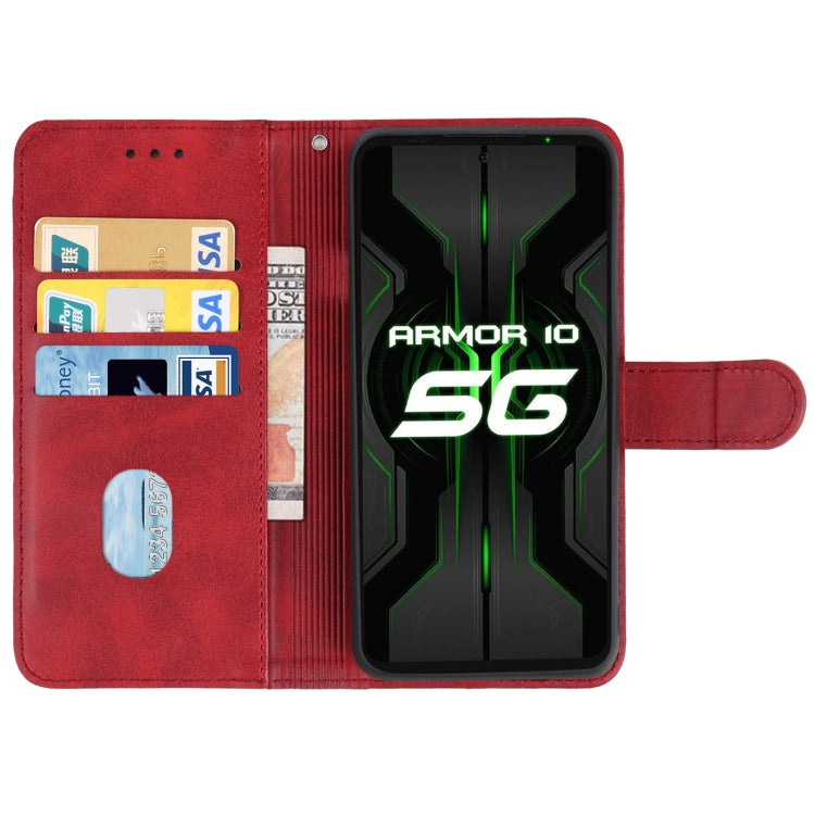 Leather Phone Case For Ulefone Armor 10 5G(Red) - Ulefone Cases by buy2fix | Online Shopping UK | buy2fix