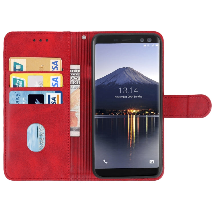 Leather Phone Case For DOOGEE BL12000 / BL12000 Pro(Red) - Doogee Cases by buy2fix | Online Shopping UK | buy2fix