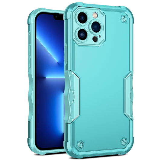 For iPhone 12 Pro Max Non-slip Armor Phone Case(Mint Green) - iPhone 12 Pro Max Cases by buy2fix | Online Shopping UK | buy2fix