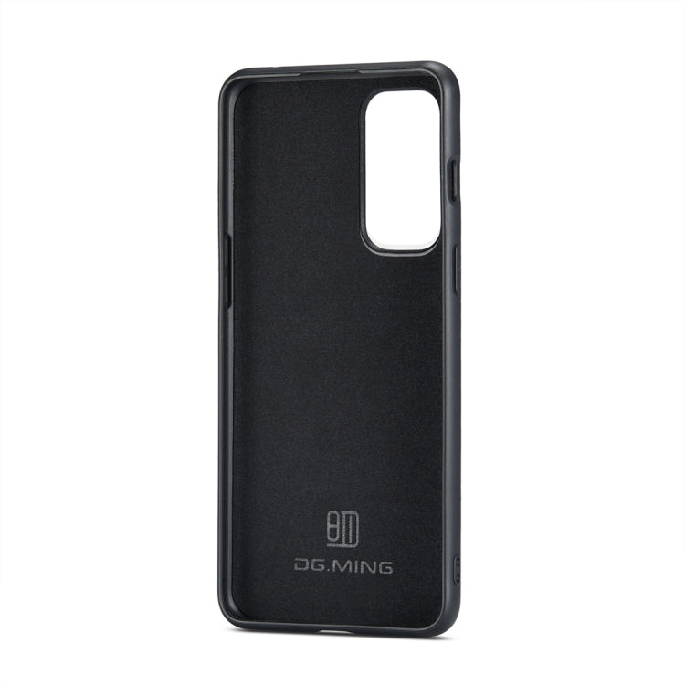 For OnePlus 9RT 5G DG.MING M2 Series 3-Fold Multi Card Bag Back Cover Leather Phone Case(Green) - OnePlus Cases by DG.MING | Online Shopping UK | buy2fix