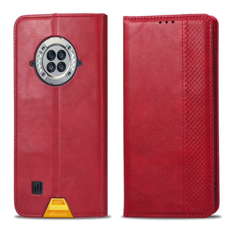 For Doogee S96 Pro Magnetic Buckle Retro Texture Leather Phone Case(Red) - Doogee Cases by buy2fix | Online Shopping UK | buy2fix