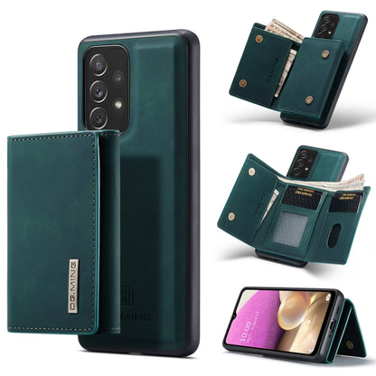 For Samsung Galaxy A33 5G DG.MING M1 Series 3-Fold Multi Card Wallet  Phone Case(Green) - Galaxy Phone Cases by DG.MING | Online Shopping UK | buy2fix