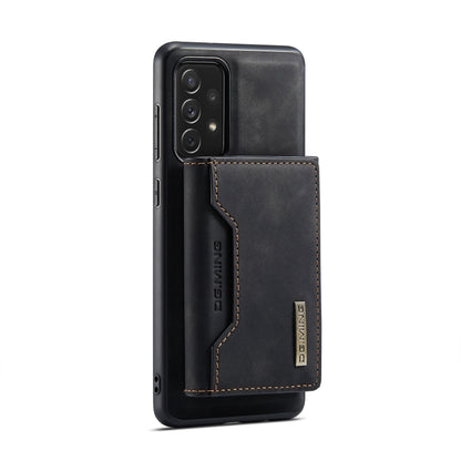 For Samsung Galaxy A33 5G DG.MING M2 Series 3-Fold Multi Card Bag Phone Case(Black) - Galaxy Phone Cases by DG.MING | Online Shopping UK | buy2fix